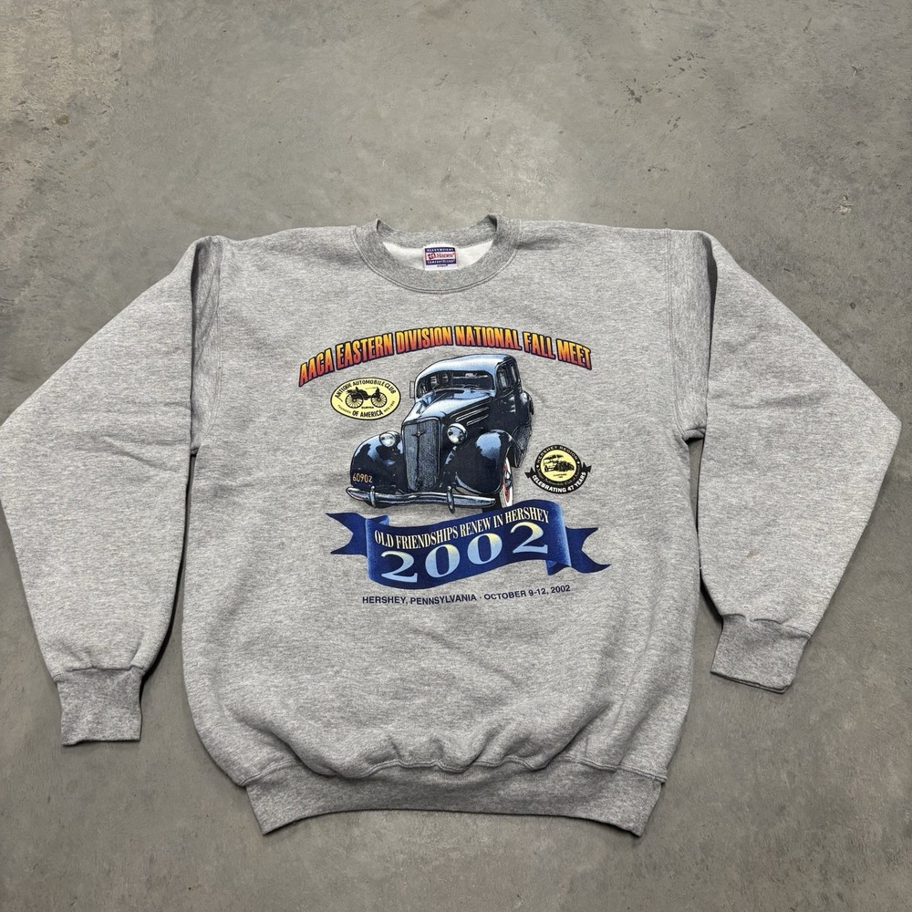 Vintage 2002 AACA Hershey Pennsylvania Antique Car Show Pullover Unisex Medium